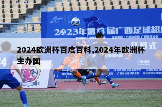 2024欧洲杯百度百科,2024年欧洲杯主办国